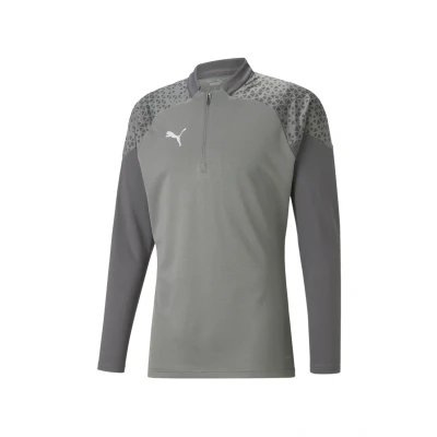Abbildung von Puma Fussball Teamsport Teamcup Halfzip SW Langarmshirt, Herren, Größe: Medium, Grau