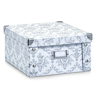 Abbildung von Zeller 17850 Aufbewahrungsbox, Kids, Pappe, ca. 16,5 x 28 15 cm, Blumen Mehrfarbig