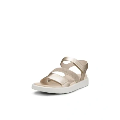 Abbildung von ECCO Flowt W Riemensandalette, Damen, Größe: 36, Pure white/gold Schuhe