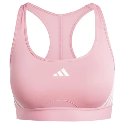 Abbildung von adidas Performance Sportbh mit mittlerer Stützkraft, Damen, Größe: XSxA B, Bliss pink/white