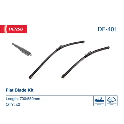 Abbildung von Scheibenwischer Denso DF 401 Flachbalkenwischblatt OPEL: Zafira B, CITROËN: C5 III Estate, 3