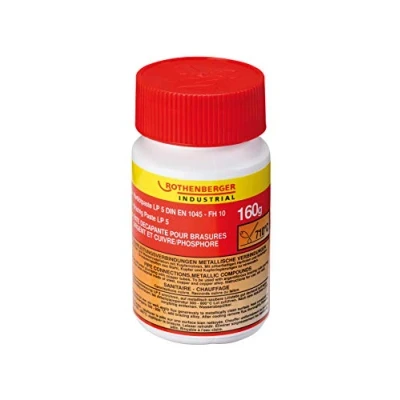 Abbildung von ROTHENBERGER Industrial Flussmittelpaste LP5 für Installationen mit Kupferrohren, 160g 035610E