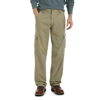 Abbildung von Wrangler Authentics Herren Klassische Cargohose aus Twill, lockere Passform, Cargo Sarga Clásicos De Ajuste Relajado Lässige Hose, Navy Ripstop, 33W / 34L