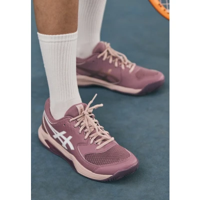 Abbildung von Asics GEL Dedicate 8 Padelschuhe, Damen, Größe: 35.5, Purple oxide/white Textil/synthetik