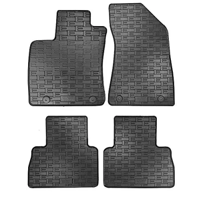 Abbildung von AutoStyle CK RMG01 Fußmattensatz Vollgummi vorne und hinten 4 schwarz
