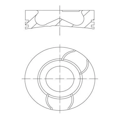 Abbildung von Kolben MAHLE 021 PI 00124 000