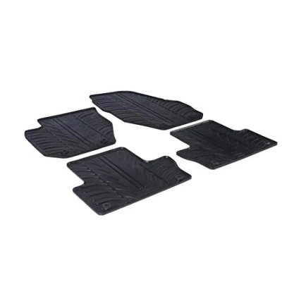 Abbildung von Gledring 0387 Fußmattensatz Gummi vorne und hinten 4 schwarz 750mm 550mm VOLVO: XC60 I
