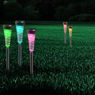 Abbildung von Fünferset Solarleuchte Navin m. RGB Farbwechsel