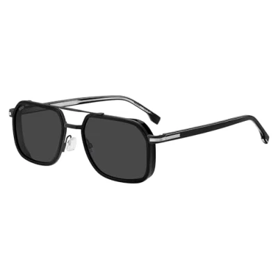 Abbildung von BOSS Sonnenbrille, Herren, Größe: 55, Black