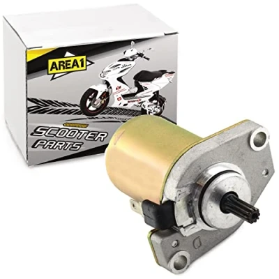 Abbildung von Area1 Ersatz Anlasser Starter Motor 50ccm Kompatibel mit Aerox Neos Jog, F10 F12 F15, Tec Runner, RS Ultima, GT Union, Motowell,