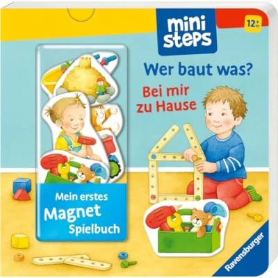 Abbildung von Mein erstes Magnetbuch: Wer baut was? Bei mir zu Hause (ministeps)