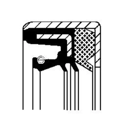 Abbildung von Wellendichtring, Differential CORTECO 01026188B