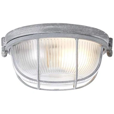 Abbildung von Brilliant Deckenleuchte »Lauren«, 1 flammig, Leuchtmittel E27 ohne Leuchtmittel, Wand und Deckenlampe 19cm grau Beton