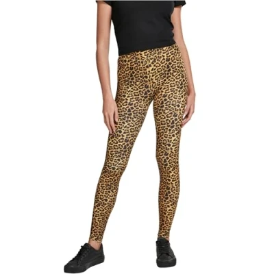 Abbildung von Urban Classics Ladies Pattern Leggings Hosen, Damen, Größe: Medium, Leo