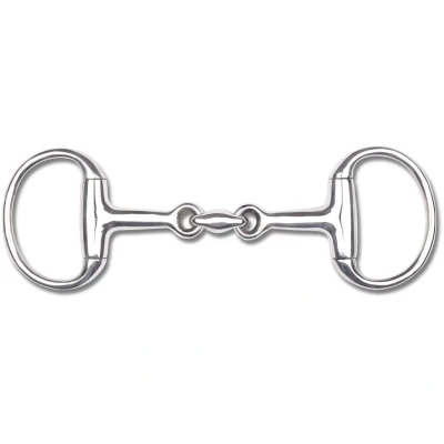 Abbildung von Waldhausen Olivenkopfgebiss Pony 13mm Doppelt Gebr. 10,5cm