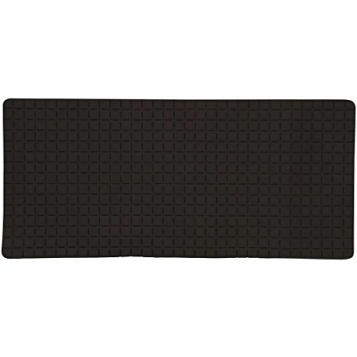 Abbildung von MSV Premium Duschmatte Badematte Badewannenmatte Badewanneneinlage antibakteriell rutschfest mit Saugnäpfen Schwarz ca. 36 x 76 cm duftet nach Rosen waschbar bei 60 Grad