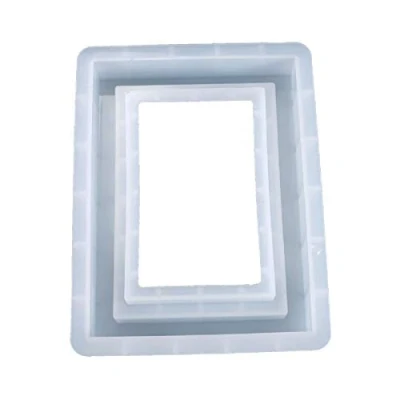 Abbildung von Yalulu Schmuckformen Gießform, Foto Border Silikonform Schmuck Gießform Formen Silikon Molds Resin Mold Harz Form DIY Bilderrahmen Epoxidharz