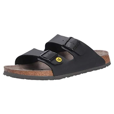 Abbildung von Birkenstock Pantolette flach, Damen, Größe: 44, Black Schuhe
