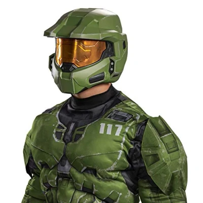 Abbildung von DISGUISE Offizielles Halo Master Chief Infinite Helm für Erwachsene, Kostüm Zubehör Einheitsgröße