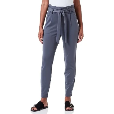 Abbildung von VERO MODA Damen VMLUCCAEVA HR Paperbag Pant GA NOOS Hose, Ombre Blue, L/30