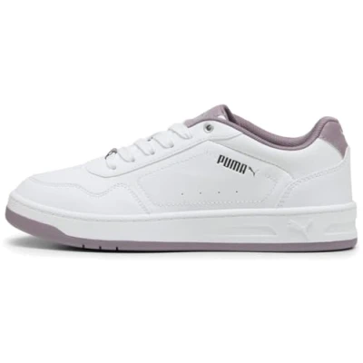 Abbildung von PUMA Damen Court Classy Sneaker, White Plum Jam Silver, 39 EU
