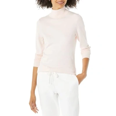 Abbildung von Amazon Essentials Damen Leichter, Langärmeliger Rollkragenpullover, Klassischer Schnitt (Erhältlich In Übergröße), Blassrosa, S