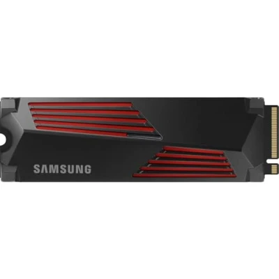 Abbildung von Samsung 990 PRO NVMe M.2 SSD mit Heatsink, 1 TB, PCIe 4.0, 7.450 MB/s Lesen, 6.900 Schreiben, Interne für PC /Konsolen Gaming und Videobearbeitung, MZ V9P1T0CW