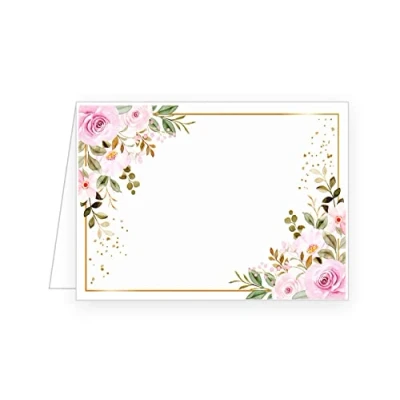 Abbildung von Edition Seidel 50 Premium Tischkarten Platzkarten Namenskarten Hochzeit Geburtstag Kommunion Konfirmation Taufe Firmung Jugendweihe Goldhochzeit