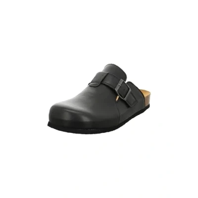 Abbildung von THINK! Damen Meggie chromfrei gegerbte nachhaltige Wechselfußbett Slingback Sandale, Cherry/Kombi, EU
