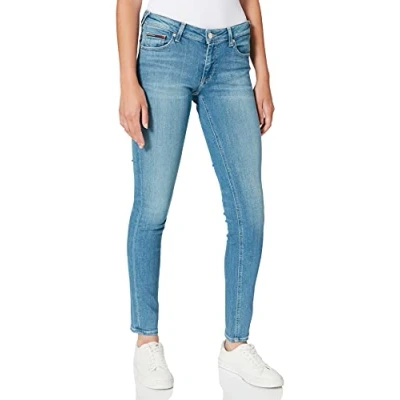 Abbildung von Tommy Jeans Sophie Skinny Fit, Damen, Größe: 27x28, Denim light
