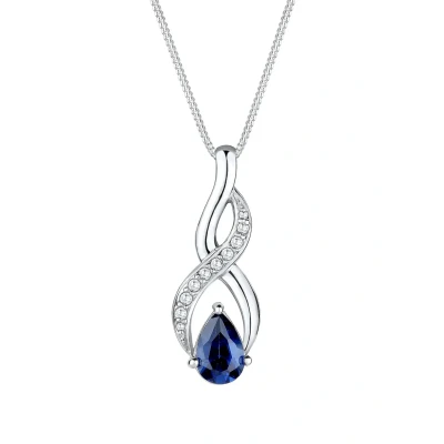 Abbildung von Elli Infinity Symbol Halskette, Damen, Größe: 45, Blau