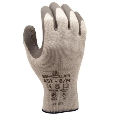 Abbildung von SHOWA 14904 S/7 Schutzhandschuh grau Baumwolle, Acryl, Polyester
