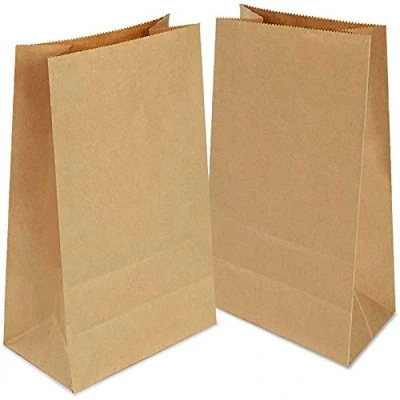 Abbildung von Gaoyong 100 Stück Papiertüten Groß 13*8*24cm Braun,Partytüten aus Papier,Geschenktüten Papier für Weihnachten Hochzeit Geburtstagsparty Kindergeburtstag