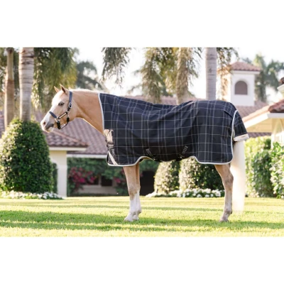 Abbildung von Rhino by Horseware Wug Turnout Pony 100g Schwarz/Grau/Weiß Chk/GrauVerkauft von Agradi