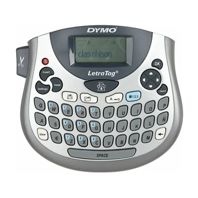 Abbildung von DYMO Original LetraTag Etikettenband schwarz auf gelb 12 mm x 4 m selbstklebendes Kunststoffetiketten für Beschriftungsgerät