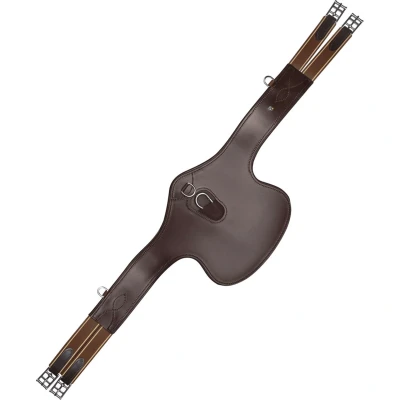 Abbildung von Waldhausen Sattelgurt mit Bauchlatz Braun 135cm