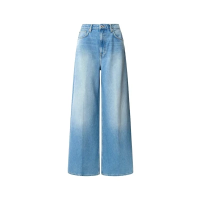 Abbildung von Pepe Jeans Flared Jeans, Damen, Größe: 27x30, Med blue rigid denim