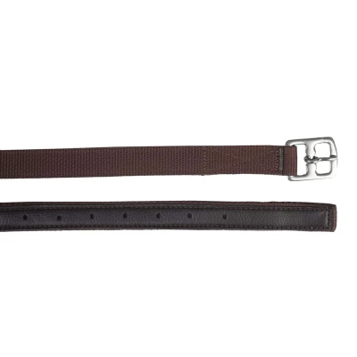 Abbildung von Horka Steigbügelriemen Nylon braun/silber 115