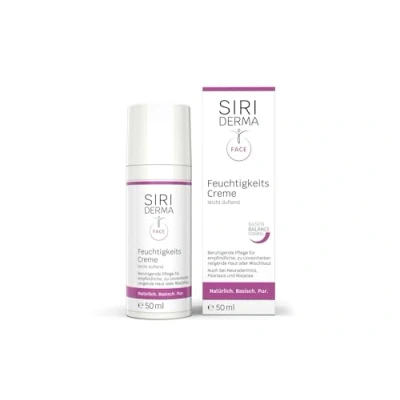 Abbildung von SIRIDERMA Feuchtigkeitscreme Basische Gesichtspflege für empfindliche Haut Auch bei Rosacea, Akne, Neurodermitis und Psoriasis (leicht duftend, 50 ml)