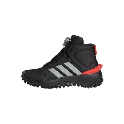 Abbildung von adidas Fortatrail Shoes Kids BOA Laufschuhe, core Black/Silver met./Bright red, 38 2/3 EU