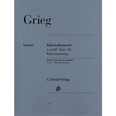 Abbildung von Konzert a Moll Op 16 Klav Orch. Klavier, Klavier zu 4 Händen: Instrumentation: 2 Pianos, hands, Piano Concertos (G. Henle Urtext Ausgabe)