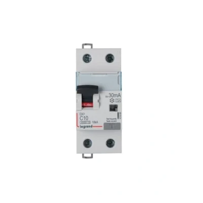 Abbildung von LEGRAND, DX3 FI/LS Schalter C Charakteristik, 16A, 1P+N, 6kA, 30mA, Typ A, 230VAC, 2 Teilungseinheiten, 411061