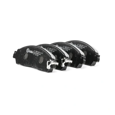 Abbildung von BREMBO P 56 118 Bremsbelagsatz mit akustischer Verschleißwarnung Anti Quietsch Blech ohne Zubehör NISSAN: NP300 Navara Pickup