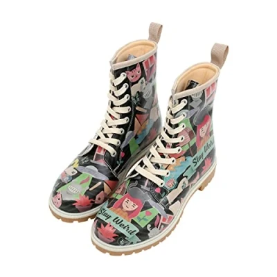 Abbildung von DOGO Vegane Damen Boots Stiefeletten Stay Weird 40