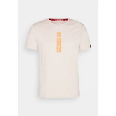 Abbildung von Alpha Industries Tshirt print, Herren, Größe: XXL, Stream white