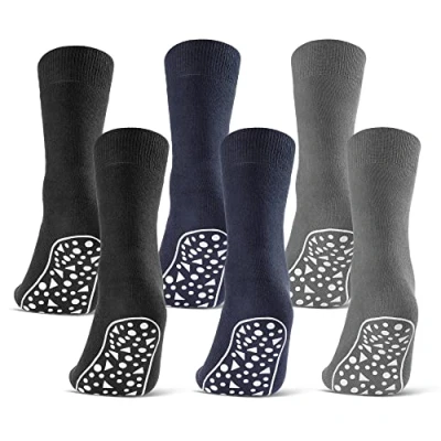 Abbildung von 2 4 6 Paar ABS Socken Damen Herren Anti Rutsch Stoppersocken 21395 (6 35 38)