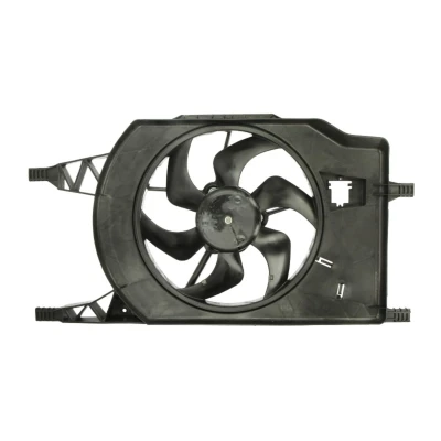 Abbildung von THERMOTEC D8R001TT Lüfter 380, 380 12 mit Kühlerlüfterrahmen (Zarge) RENAULT: CLIO 2