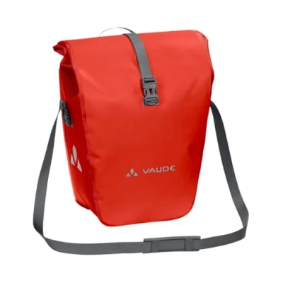 Abbildung von VAUDE Fahrradtasche für Gepäckträger Aqua Back Single 1 x 24 L in Orange, Hinterradtasche wasserdicht, Fahrrad Gepäckträgertasche hinten, einfache Befestigung Made Germany