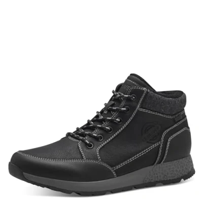 Abbildung von s.Oliver Herren Sneaker hoch mit Fütterung Wasserabweisend Vegan, Schwarz (Black), 42 EU