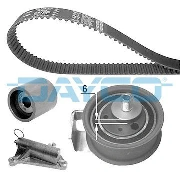 Abbildung von DAYCO KTB405 Zahnriemensatz AUDI: A4 B5 Avant, Saloon, A6 C5 VOLKSWAGEN: Passat Estate, Saloon